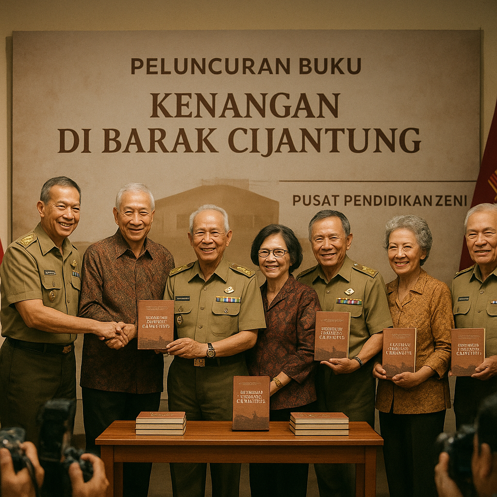 Peluncuran Buku 'Kenangan di Barak Cijantung', Kumpulan Kisah Para Purnawirawan Zeni tentang Masa Dinas di Pusat Pendidikan Korps