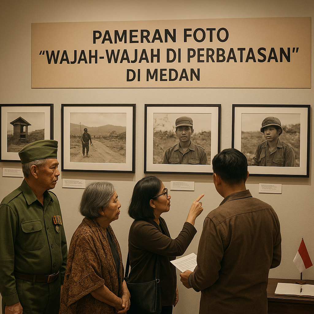 Pameran Foto 'Wajah-wajah di Perbatasan' di Medan, Mengenang Pengabdian Prajurit TNI di Pos-pos Terdepan Era 80-an
