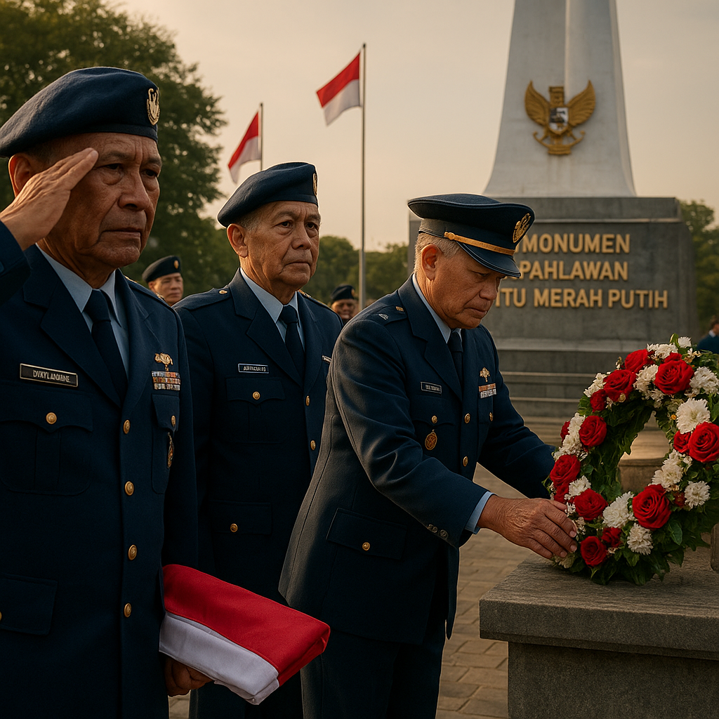 Renungan di Monumen Pahlawan Satu Merah Putih Yogyakarta, Purnawirawan AURI Mengenang Rekan yang Gugur dalam Tugas Penerbangan