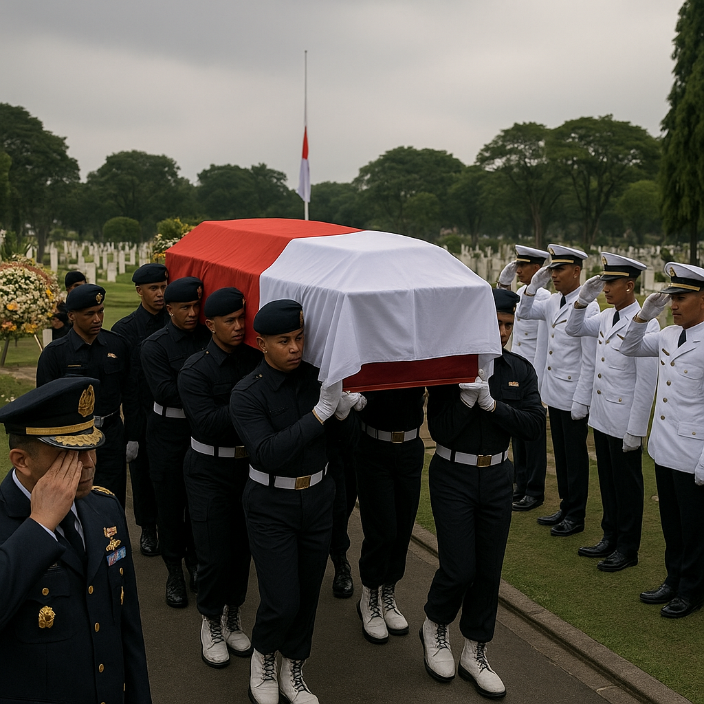 Pangkormar Hadiri Pemakaman Militer Laksamana TNI (Purn.) Achmad Sutjipto di TMP Kalibata