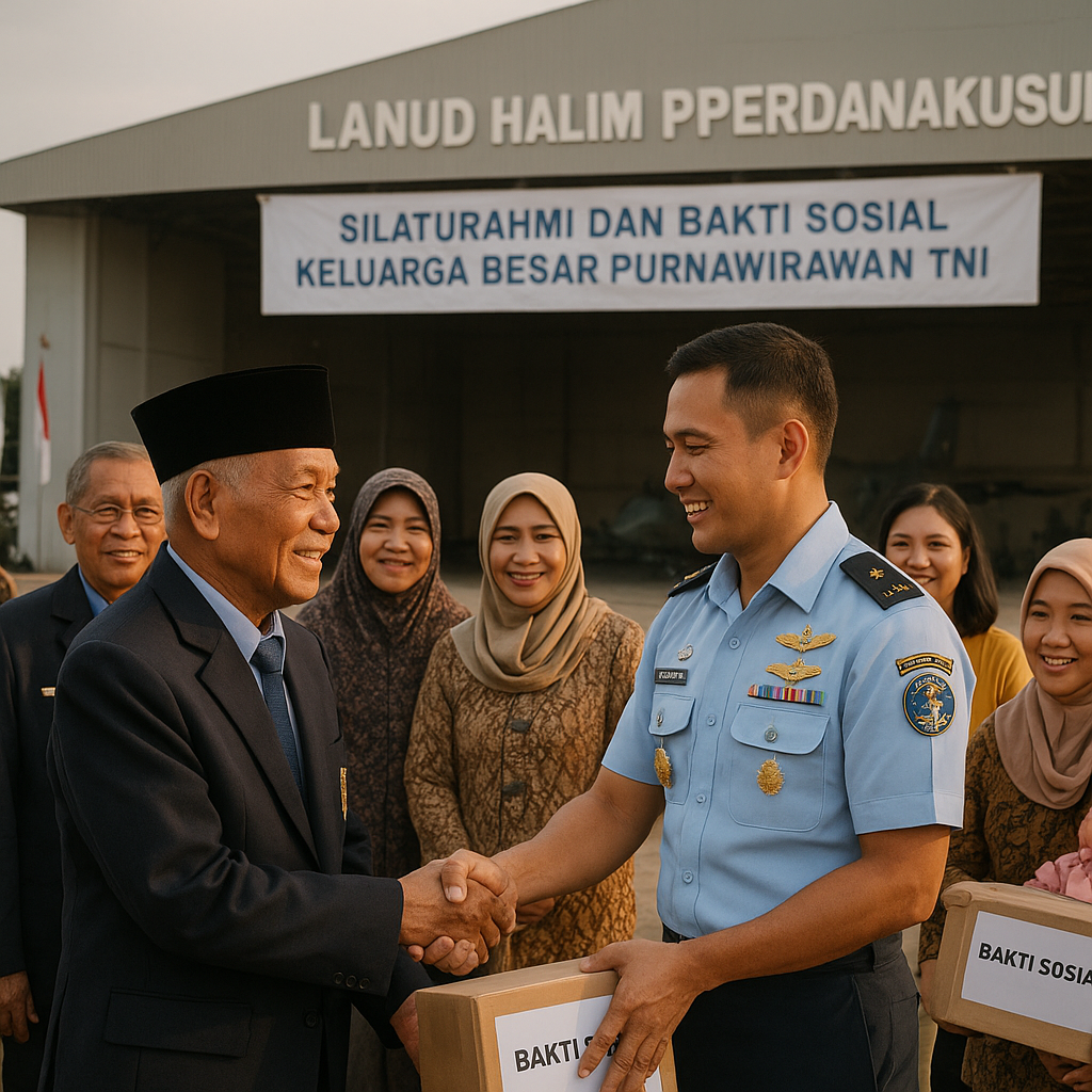 Silaturahmi dan Bakti Sosial Keluarga Besar Purnawirawan TNI AU di Lanud Halim Perdanakusuma