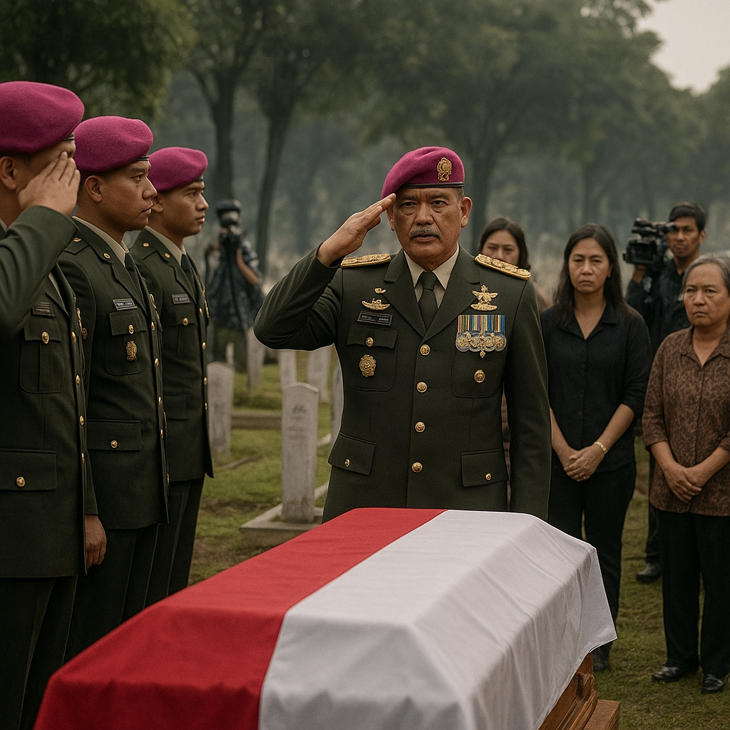 Pangkormar Hadiri Pemakaman Militer Laksamana TNI (Purn.) Achmad Sutjipto di TMP Kalibata