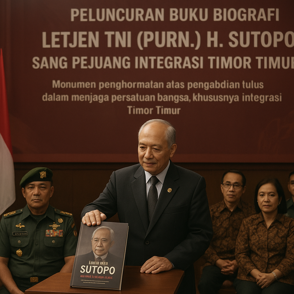 Peluncuran Buku Biografi Letjen TNI (Purn.) H. Sutopo, Sang Pejuang Integrasi Timor Timur