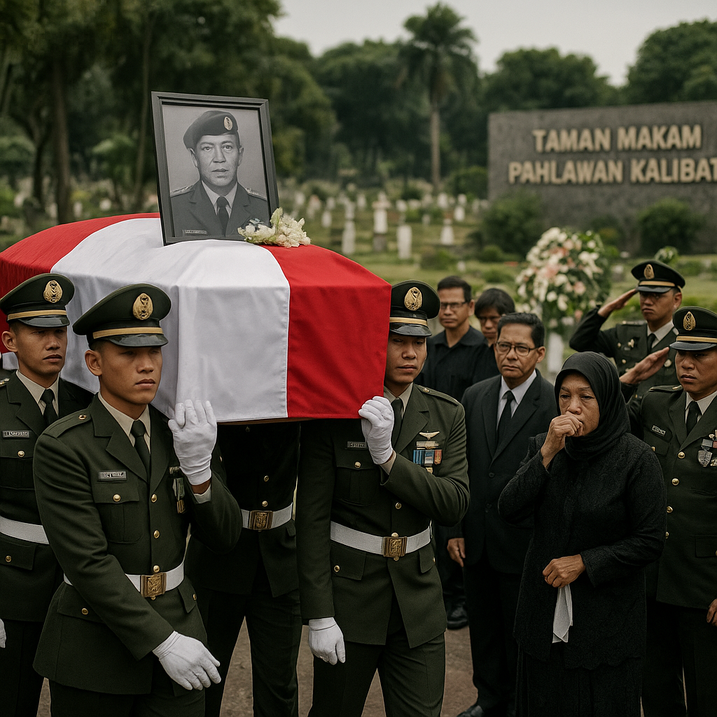 Penghormatan Terakhir untuk Jenderal TNI (Purn.) Soeyono, Pejuang Integrasi Timor Timur