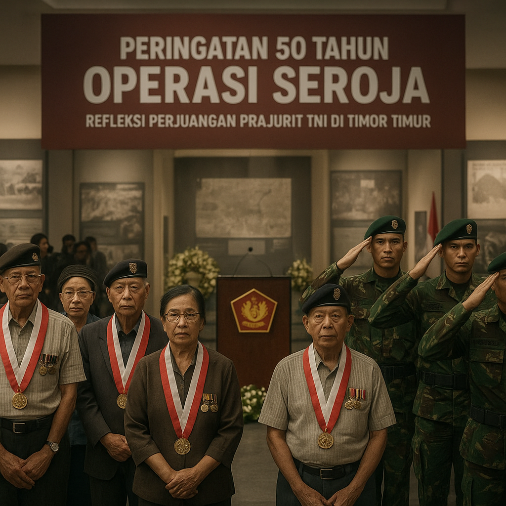 Peringatan 50 Tahun Operasi Seroja, Refleksi Perjuangan Prajurit TNI di Timor Timur