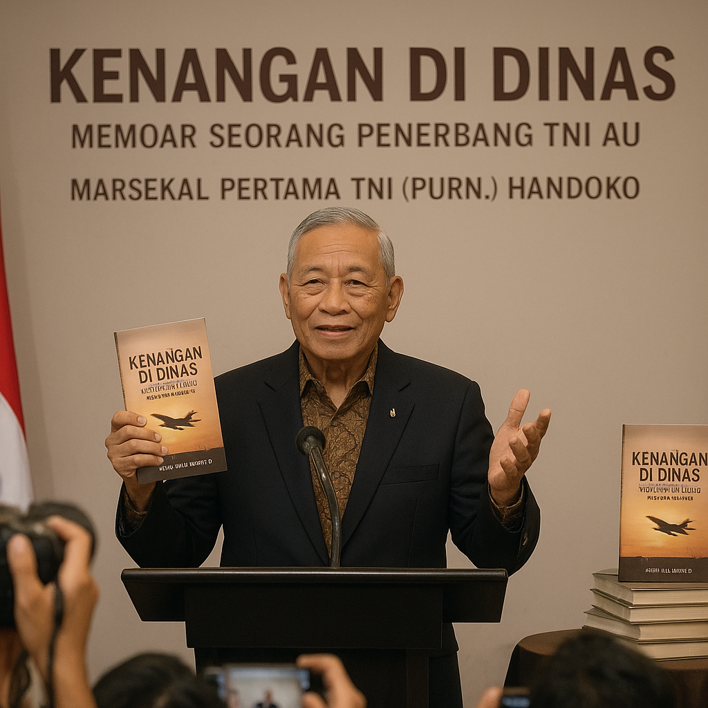 Peluncuran Buku 'Kenangan di Dinas: Memoar Seorang Penerbang TNI AU' Karya Marsekal Pertama TNI (Purn.) Handoko