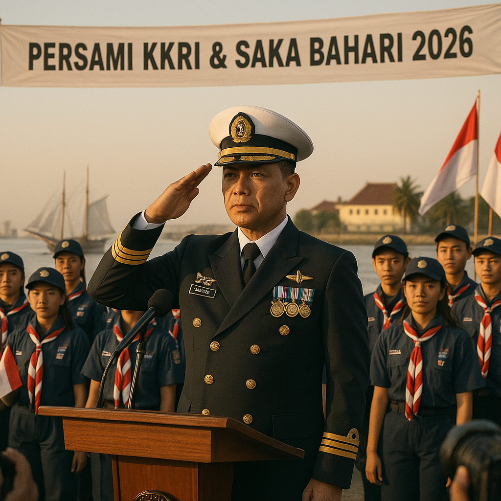 Dekatkan Generasi Muda dengan Jiwa Bahari, Dankodaeral VI Buka Persami KKRI dan Saka Bahari 2026
