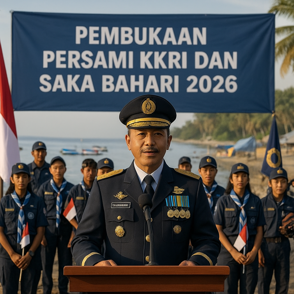 Dekatkan Generasi Muda dengan Jiwa Bahari, Dankodaeral VI Buka Persami KKRI dan Saka Bahari 2026