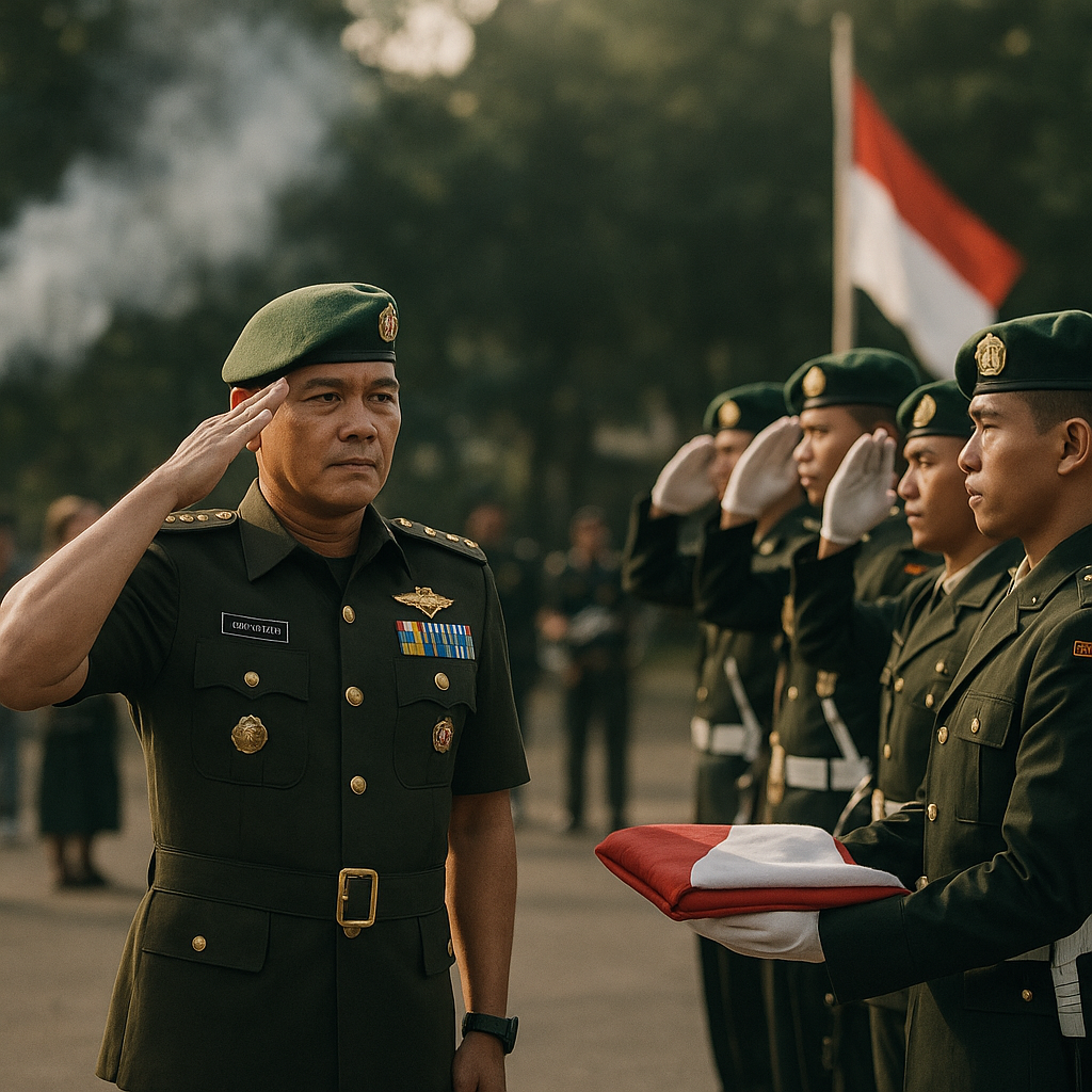 Upacara Tradisi Pisah Satuan, Hormat Terakhir Prajurit Purna Tugas