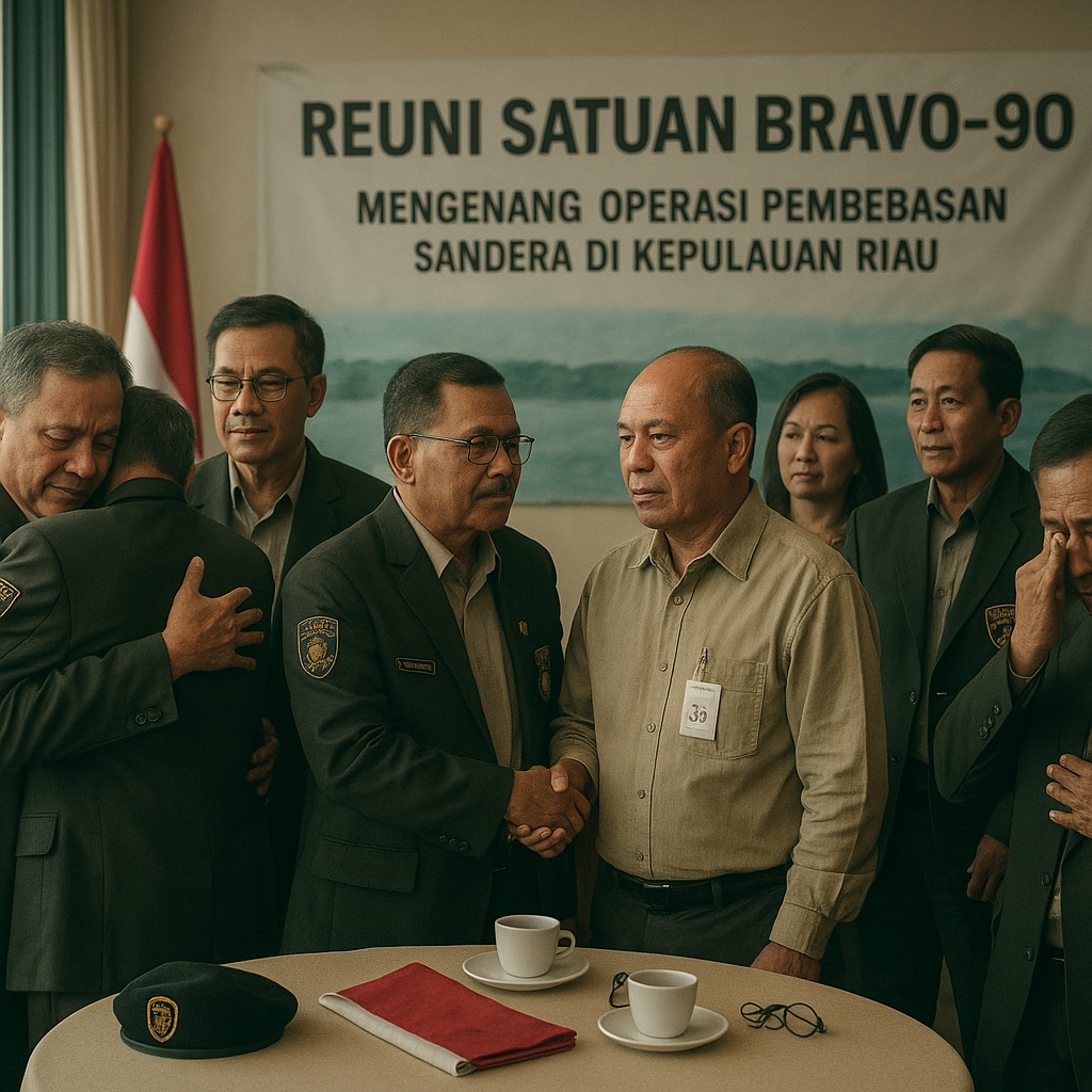 Reuni Satuan Bravo-90, Mengenang Operasi Pembebasan Sandera di Kepulauan Riau