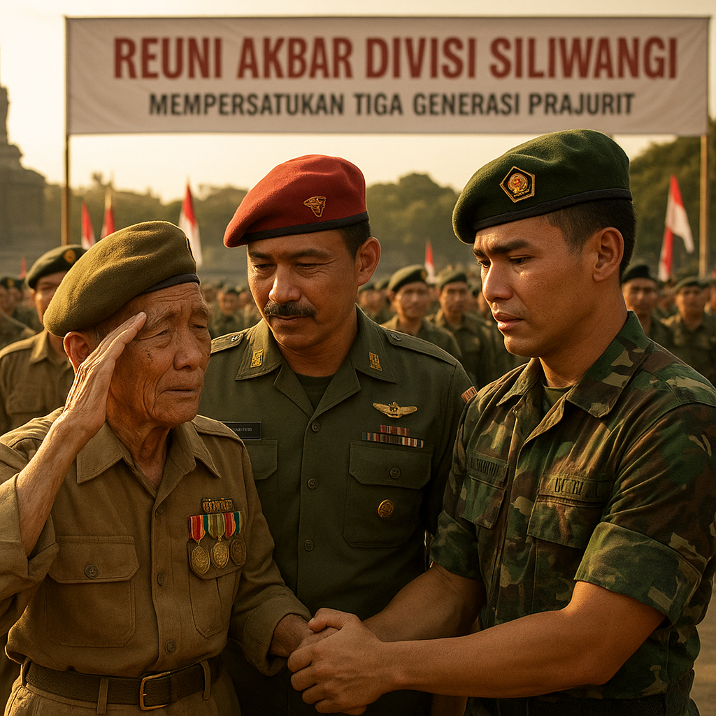 Reuni Akbar Divisi Siliwangi, Kumpulkan Tiga Generasi Prajurit