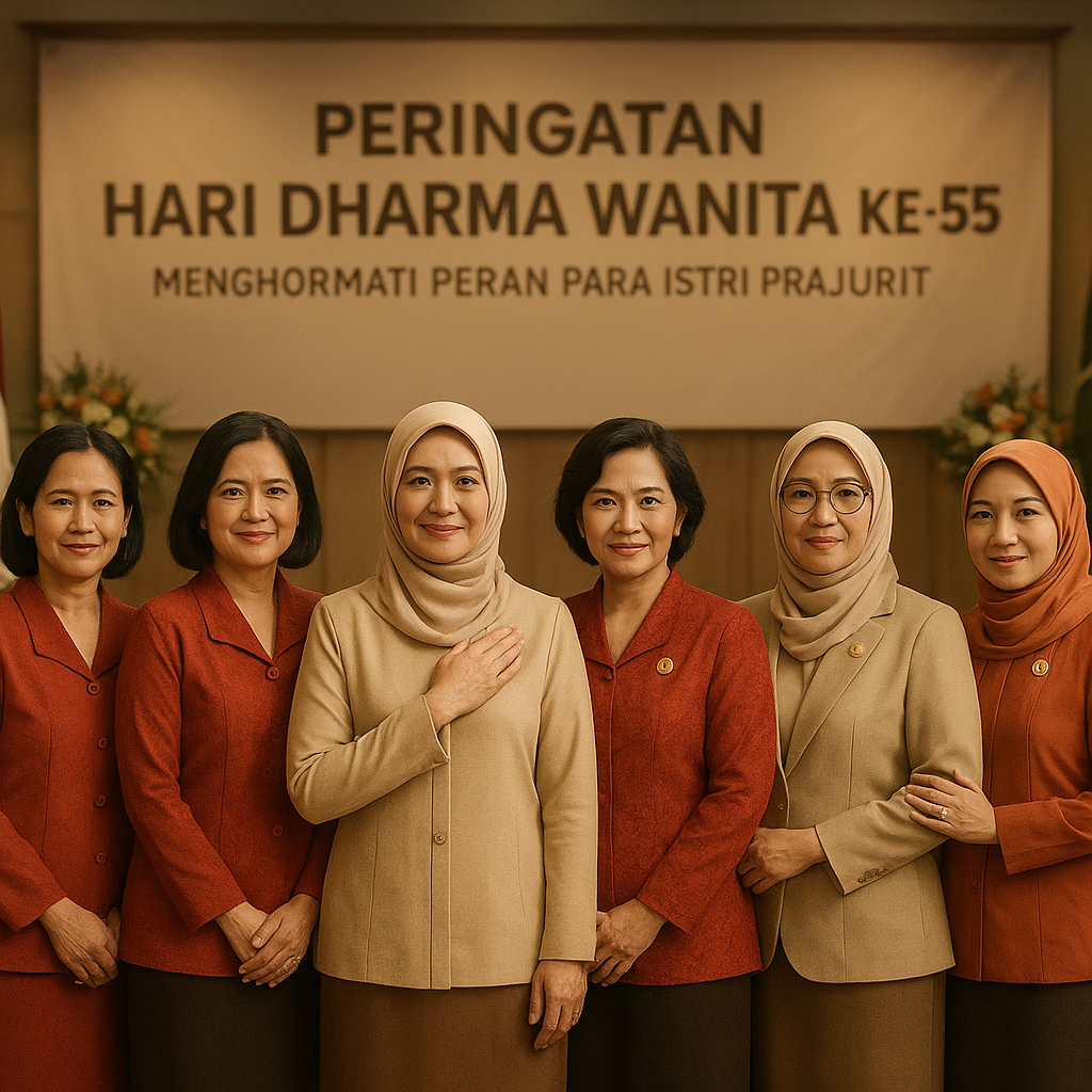 Peringatan Hari Dharma Wanita ke-55, Menghormati Peran Para Istri Prajurit