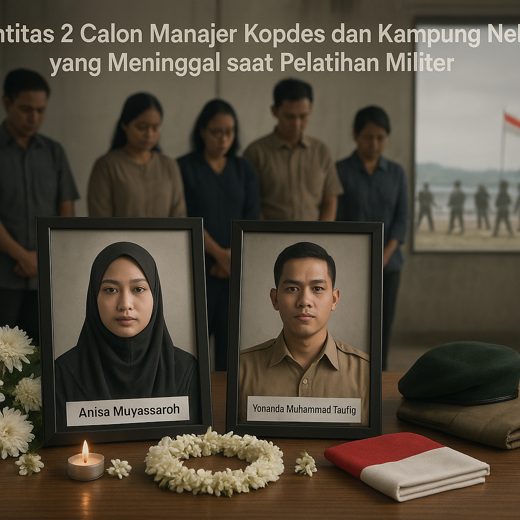 Identitas 2 Calon Manajer Kopdes dan Kampung Nelayan yang Meninggal saat Pelatihan Militer