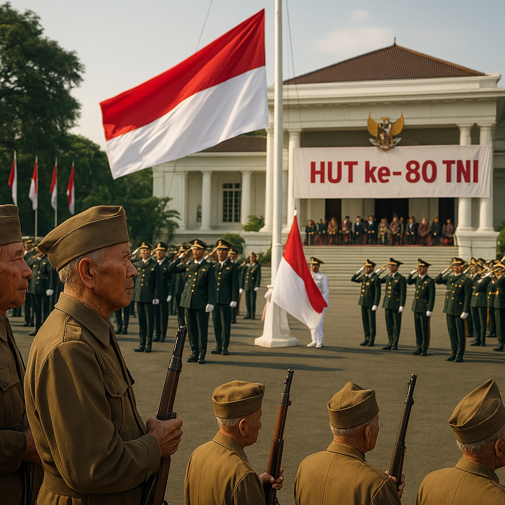 Upacara HUT ke-80 TNI: Mengenang Perjalanan Panjang Tentara Rakyat