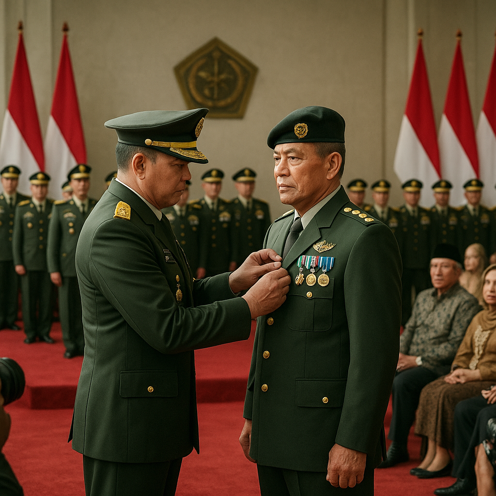 Penganugerahan Tanda Kehormatan Bintang Kartika Eka Paksi kepada 25 Purnawirawan TNI AD