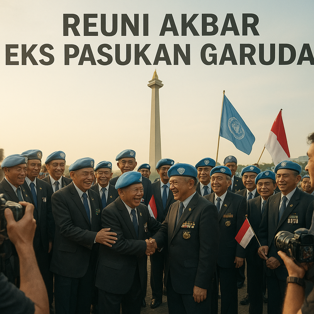 Napak Tilas Sejarah: Reuni Akbar Eks Pasukan Garuda di Monas