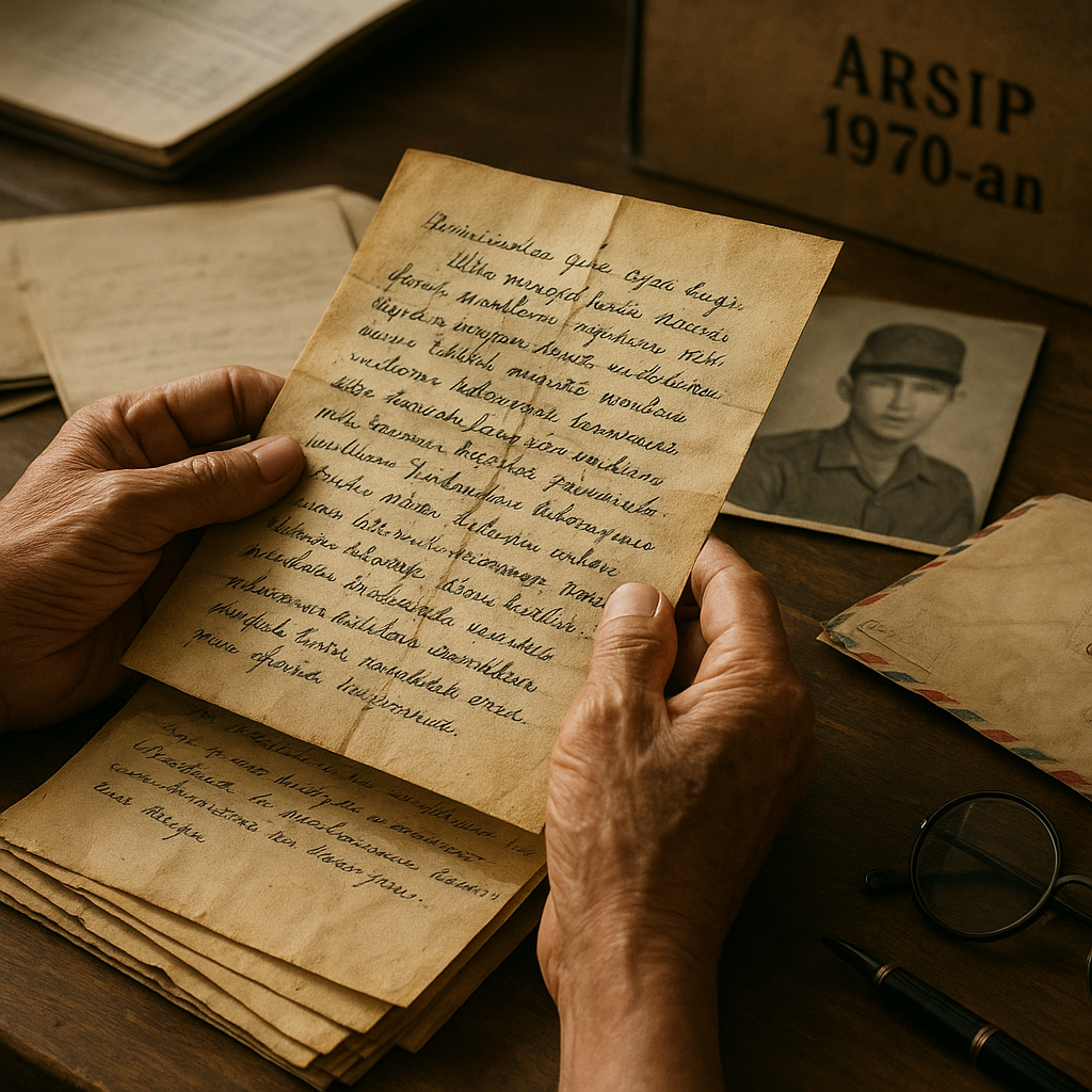 Arsip Juang: Surat-surat Cinta dan Kerinduan Prajurit di Medan Tugas Tahun 70-an