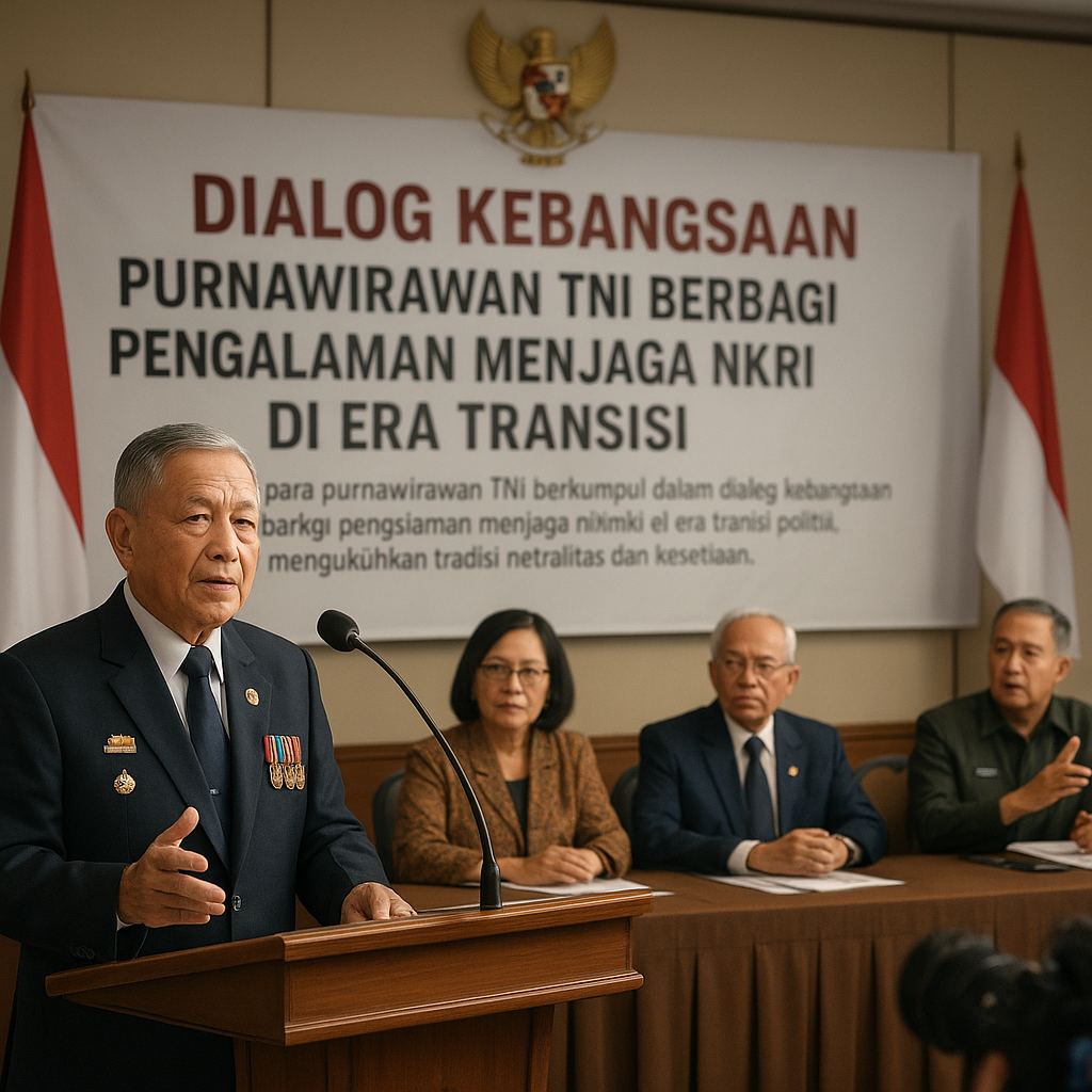 Dialog Kebangsaan: Purnawirawan TNI Berbagi Pengalaman Menjaga NKRI di Era Transisi