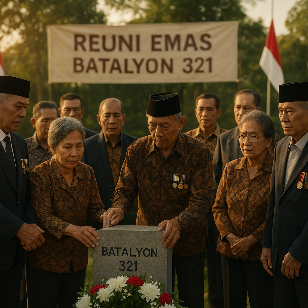 Reuni Emas Batalyon 321, Mengenang Pengabdian di Tanah Operasi
