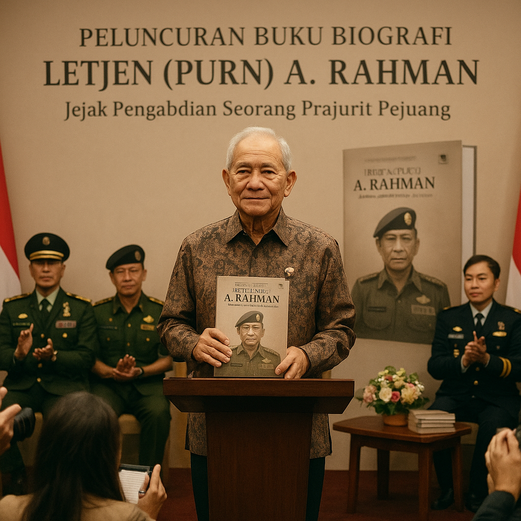 Peluncuran Buku Biografi Letjen (Purn) A. Rahman: Jejak Pengabdian Seorang Prajurit Pejuang