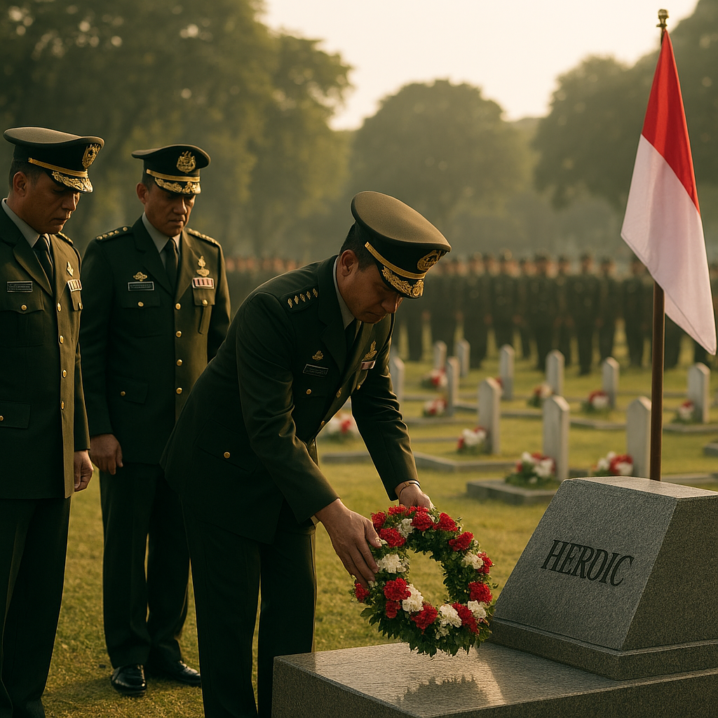Ziarah ke TMP Kalibata, Jajaran Pimpinan TNI Hormati Jasa Para Pahlawan