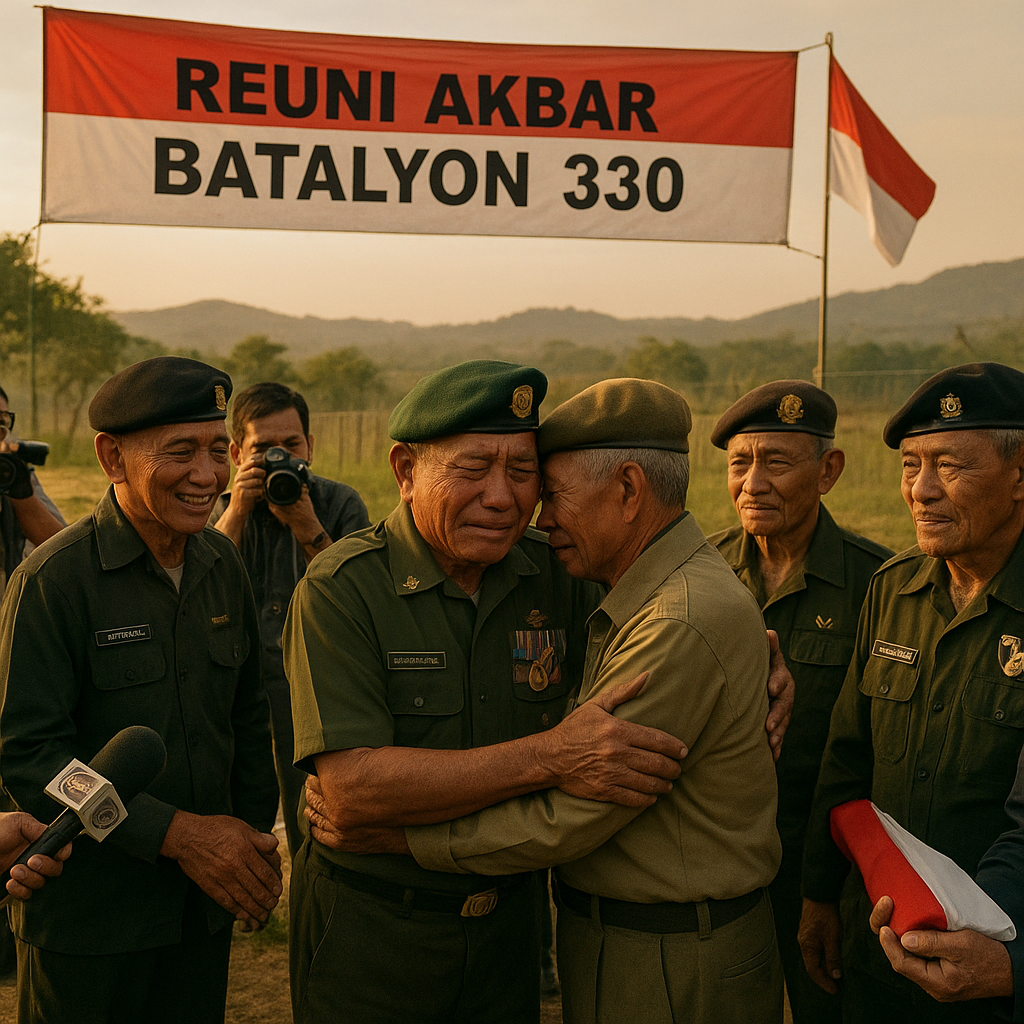 Reuni Akbar Batalyon 330, Kembali Menyusuri Jejak Pengabdian di Perbatasan