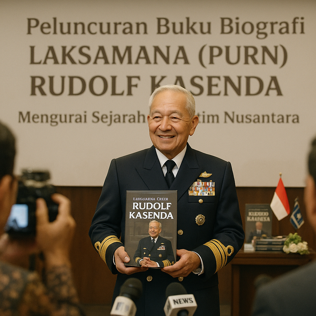 Peluncuran Buku Biografi Laksamana (Purn) Rudolf Kasenda, Mengurai Sejarah Maritim Nusantara