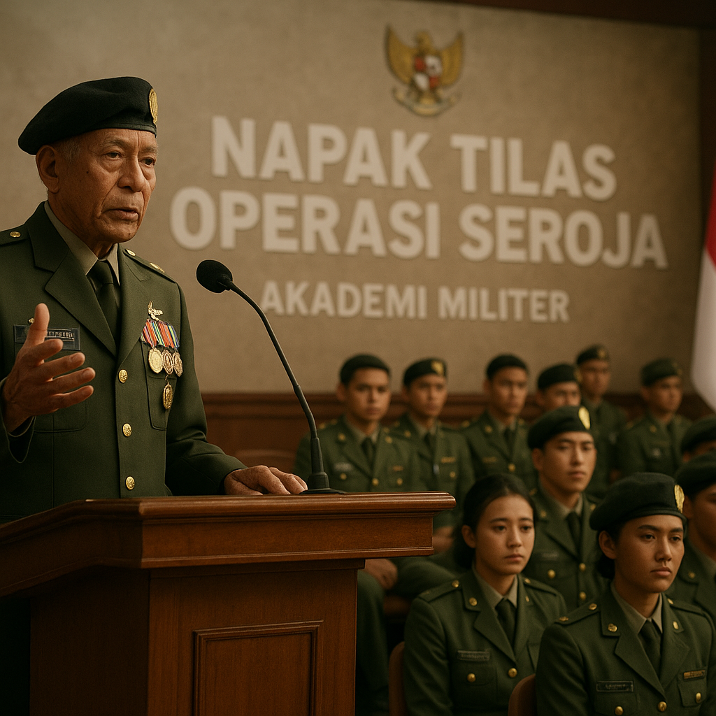Napak Tilas Operasi Seroja: Veteran Berbagi Kisah di Depan Taruna Akmil