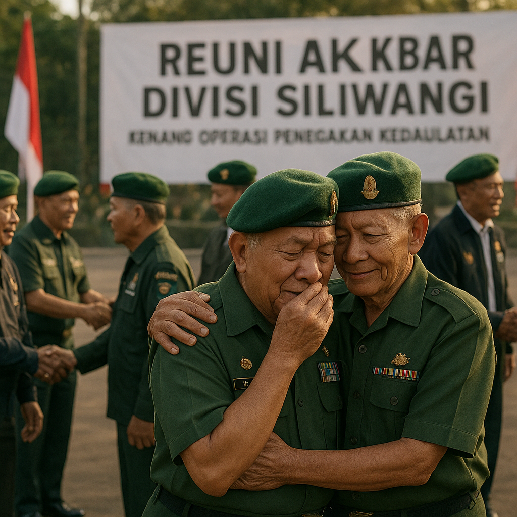Purnawirawan TNI AD Kumpul di Reuni Akbar Divisi Siliwangi, Kenang Operasi Penegakan Kedaulatan