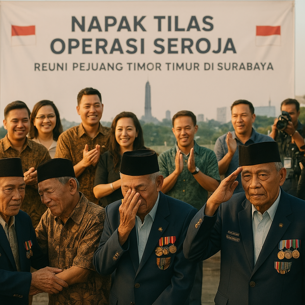 Napak Tilas Operasi Seroja: Reuni Pejuang Timor Timur di Surabaya