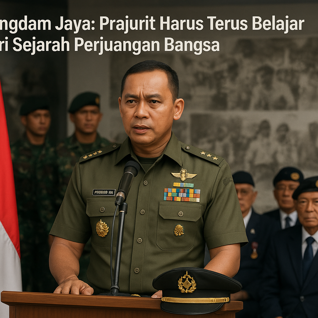 Pangdam Jaya: Prajurit Harus Terus Belajar dari Sejarah Perjuangan Bangsa