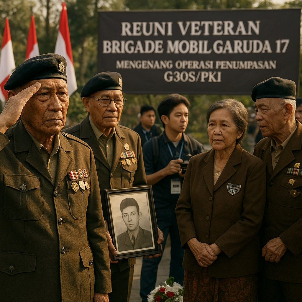 Reuni Veteran Brigade Mobil Garuda 17, Mengenang Operasi Penumpasan G30S/PKI