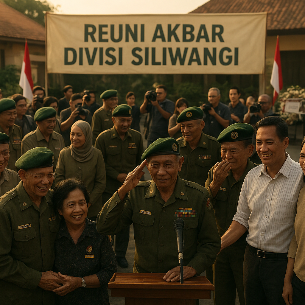 Reuni Akbar Divisi Siliwangi, Kumpulkan Mantan Prajurit dari Berbagai Angkatan