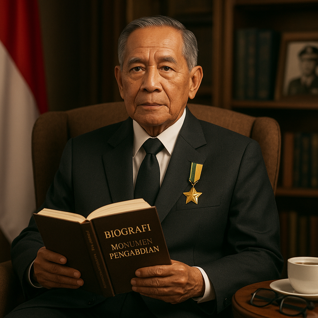 Purnawirawan Jenderal Penerima Tanda Kehormatan Bintang Kartika Eka Paksi Nararya Diabadikan dalam Buku Biografi