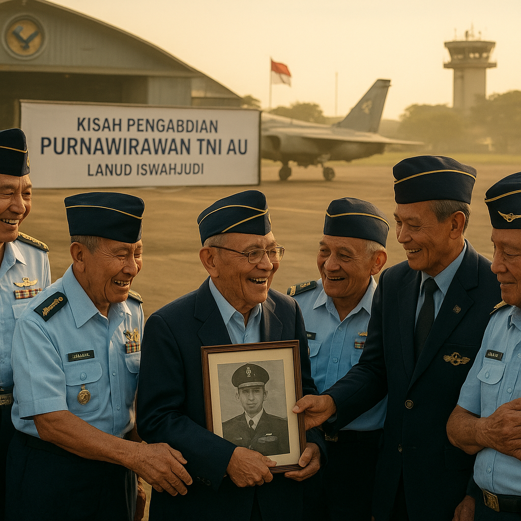 Kisah Pengabdian Purnawirawan TNI AU di Lanud Iswahjudi, Jaga Skadron Tempur Legendaris