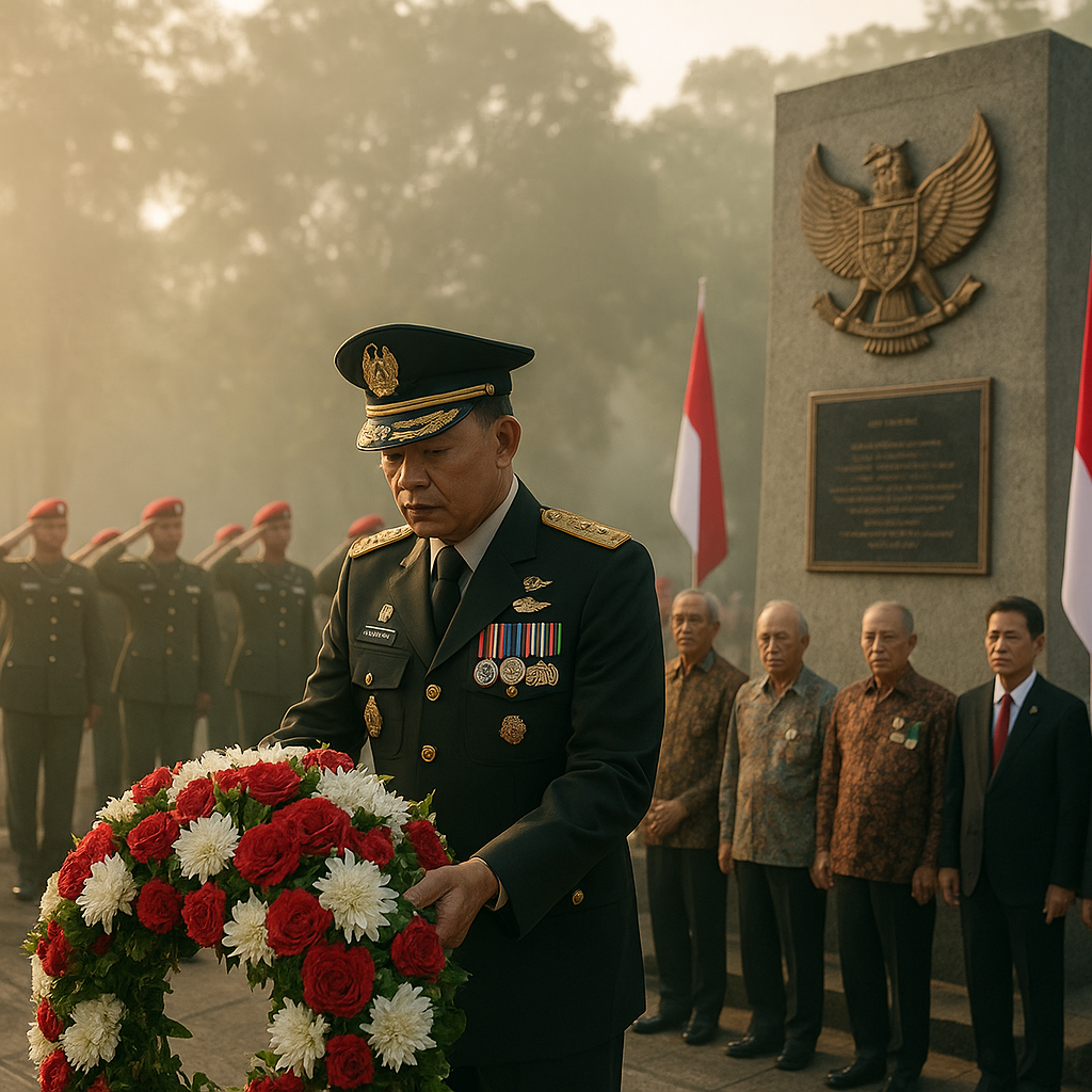 Napak Tilas Kehormatan: Kodam I/BB Berziarah ke TMP di Usia Ke-76
