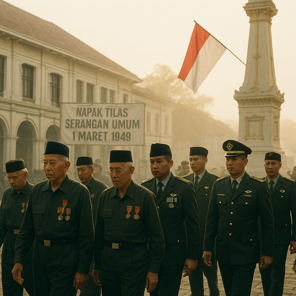 Kisah Heroik Pejuang 'Serangan Umum 1 Maret 1949' Dikisahkan Ulang dalam Napak Tilas di Yogyakarta