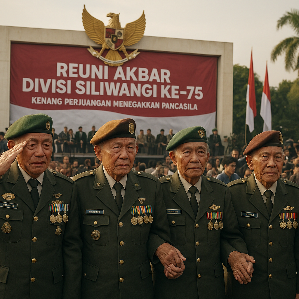 Reuni Akbar Divisi Siliwangi ke-75, Kenang Perjuangan Menegakkan Pancasila