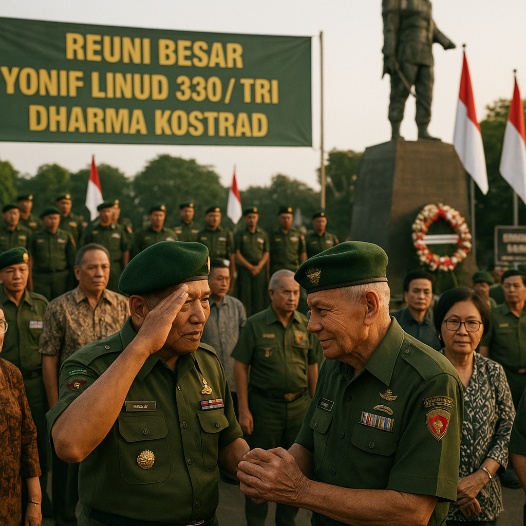 Reuni Besar Yonif Linud 330 Kostrad, Kenang Perjuangan di Operasi Seroja