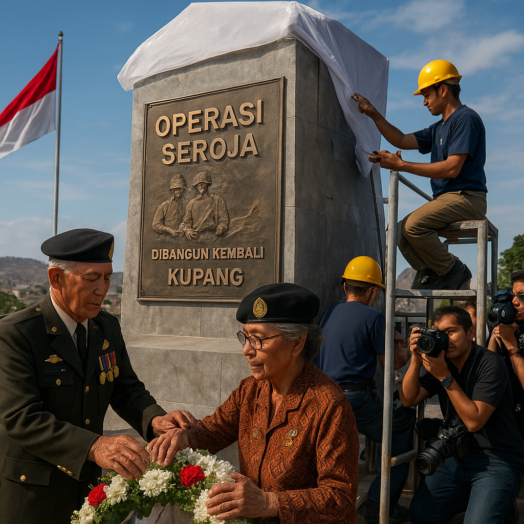 Restorasi Monumen Operasi Seroja di Kupang, Menghidupkan Kenangan Pengabdian di Timor Timur