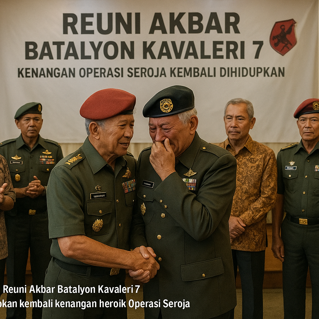 Reuni Akbar Batalyon Kavaleri 7, Kenangan Operasi Seroja Kembali Dihidupkan