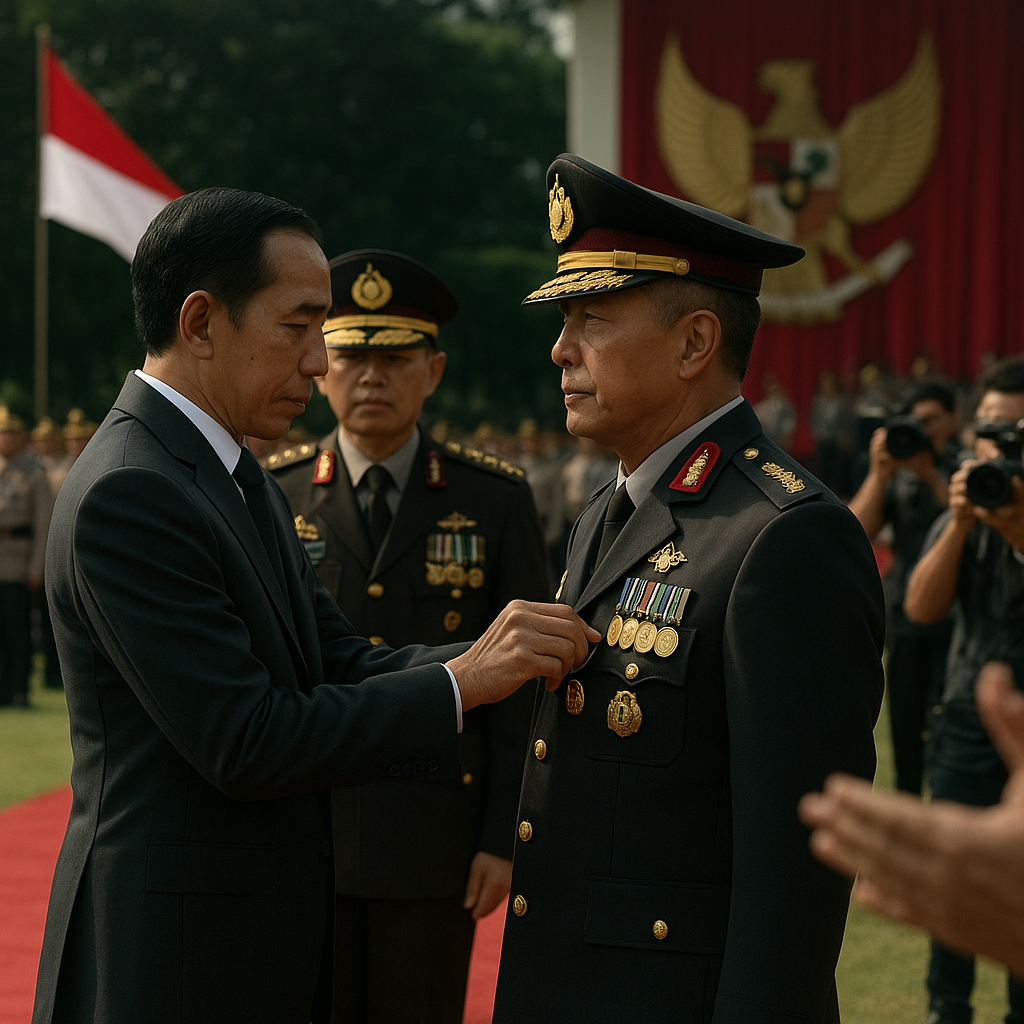 Dalam Kemilau Bhayangkara ke-80, Presiden Anugerahi Tanda Kehormatan bagi Para Ksatria Lama