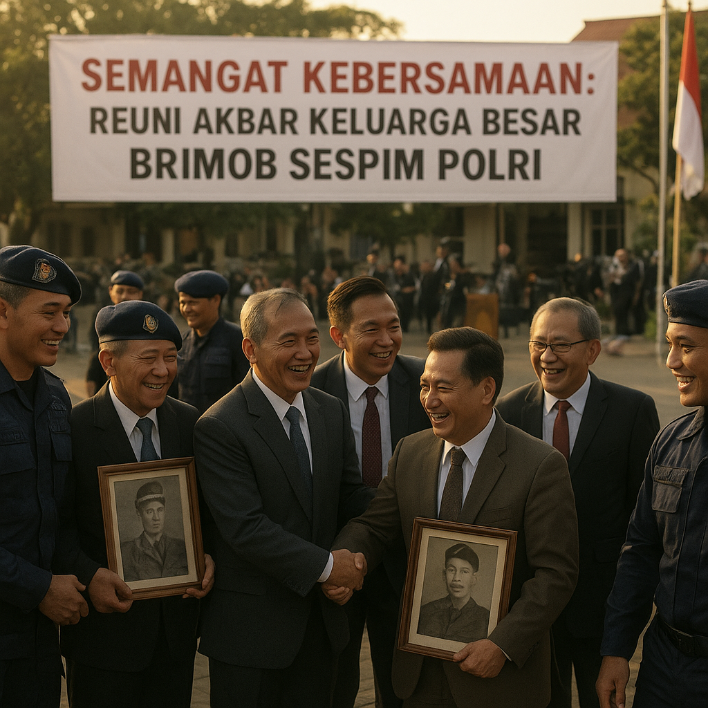 Semangat Kebersamaan: Reuni Akbar Keluarga Besar Brimob Sespim Polri