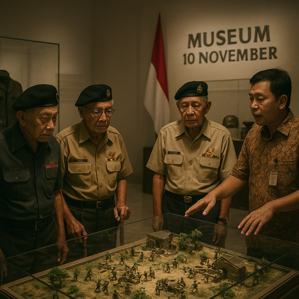 Napak Tilas Jejak Pertempuran Surabaya 1945 di Museum 10 November