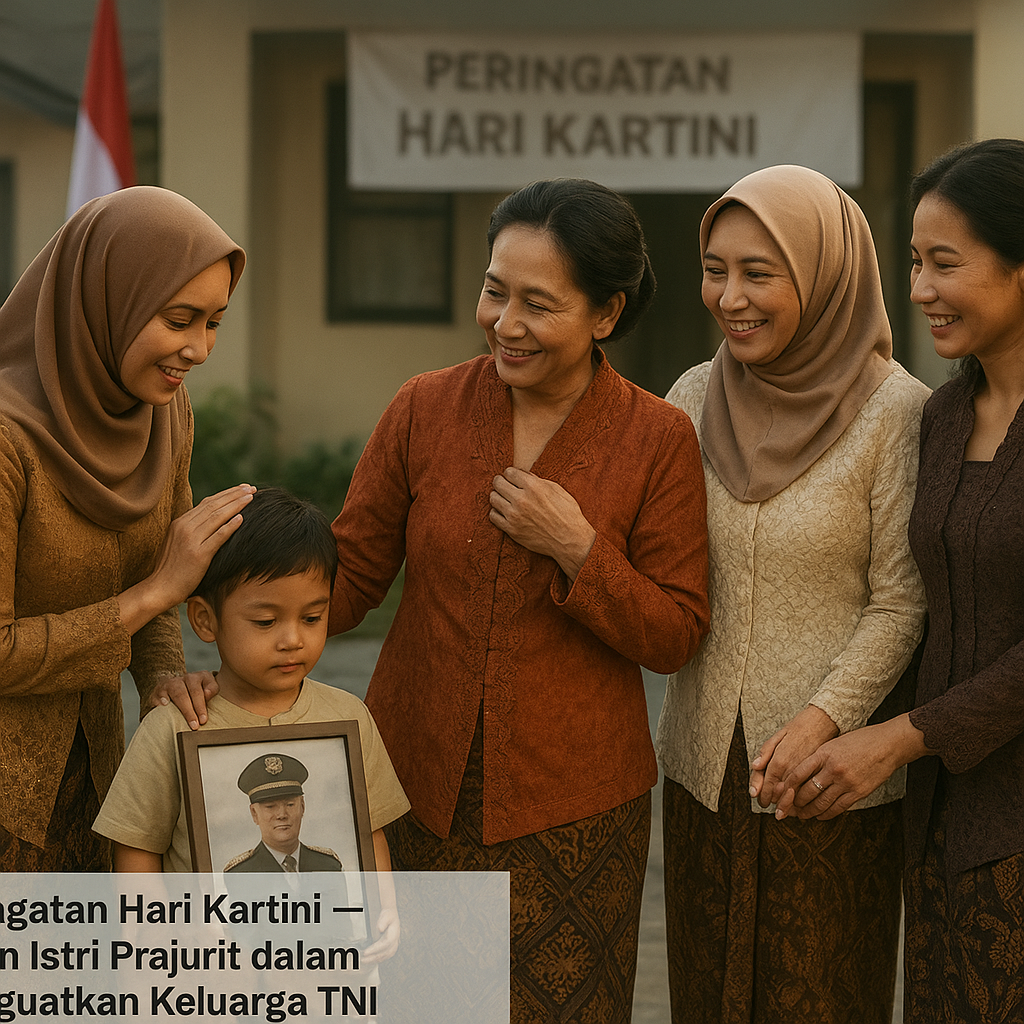 Peringatan Hari Kartini, Peran Istri Prajurit dalam Menguatkan Keluarga TNI