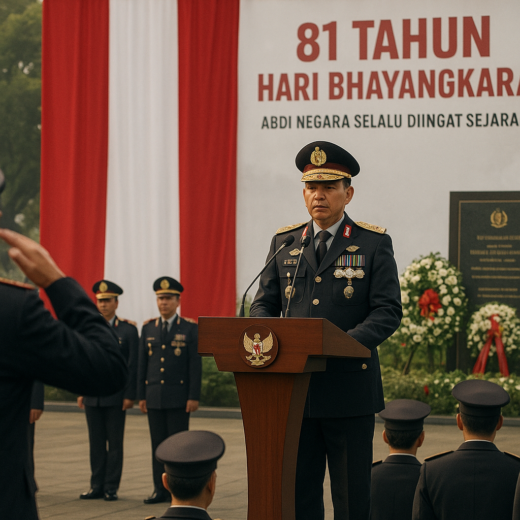 Peringatan 81 Tahun Hari Bhayangkara, Kapolri: Abdi Negara Selalu Diingat Sejarah