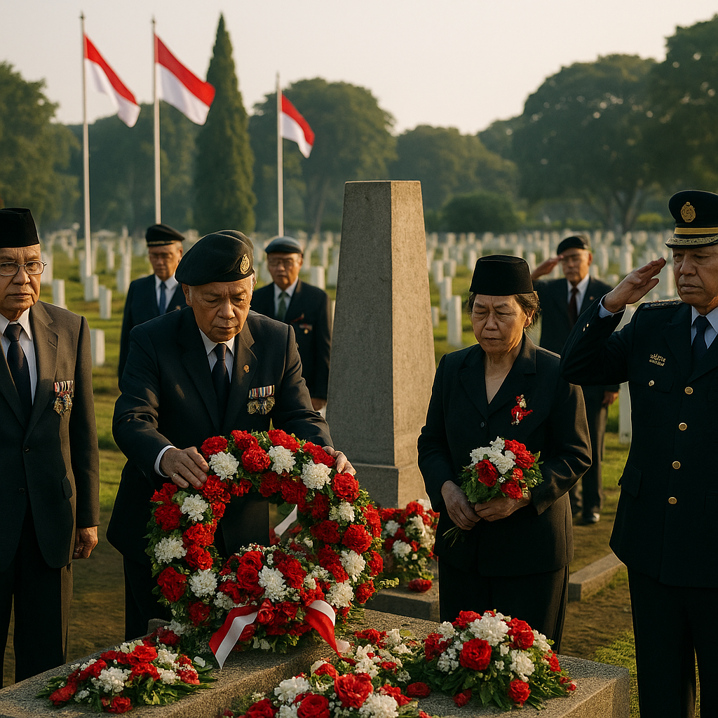 Upacara Ziarah ke TMP Kalibata, Hormati Jasa Pahlawan dan Veteran