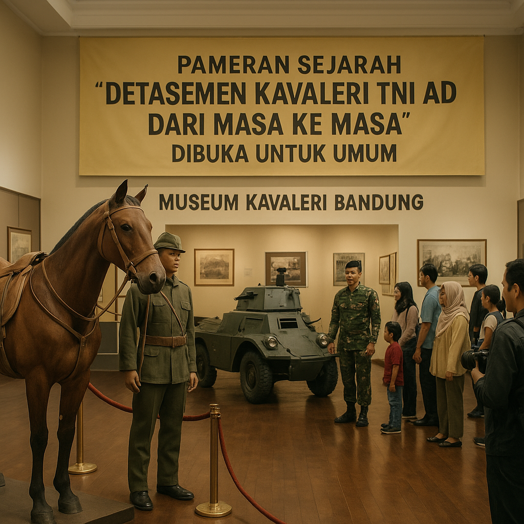 Pameran Sejarah 'Detasemen Kavaleri TNI AD dari Masa ke Masa' Dibuka untuk Umum