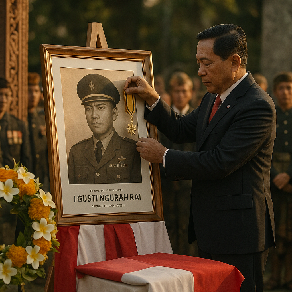 I Gusti Ngurah Rai Dianugerahi Anugerah Adiluhung, Sosok Pahlawan Puputan Margarana Tetap Harum