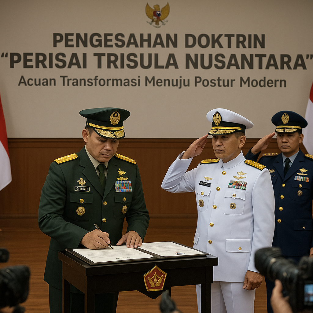 Pangdam Diponegoro Ikuti Pengesahan Doktrin Baru TNI 'Perisai Trisula Nusantara', Jadi Acuan Hadapi Ancaman Modern